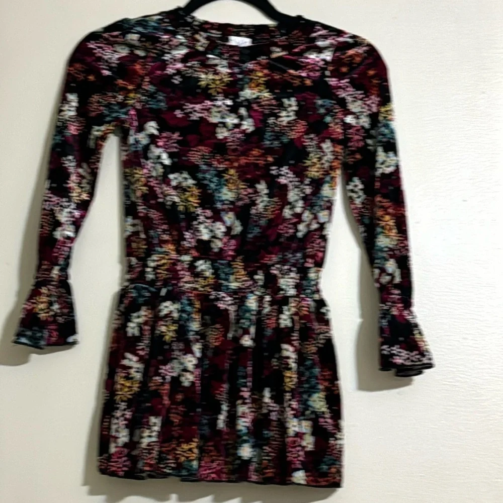 Ella Moss velvet floral dress